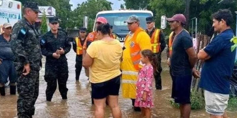 Lluvias afectan a más de 6 mil personas en la zona sur de Honduras