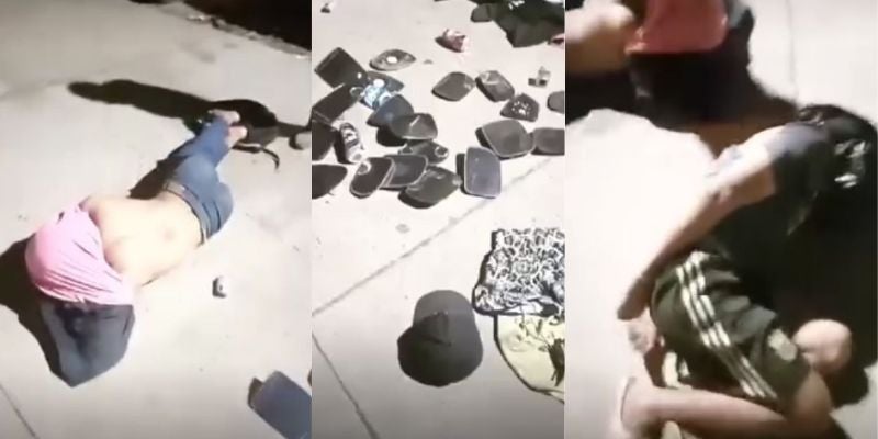 VIDEO | Vecinos del Hato de Enmedio golpean a supuestos ladrones