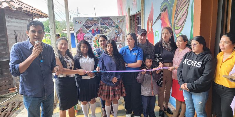 Inauguran biblioteca pública en el municipio de San Juan, Intibuca