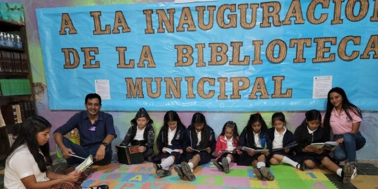 Inauguran biblioteca pública en el municipio de San Juan, Intibuca