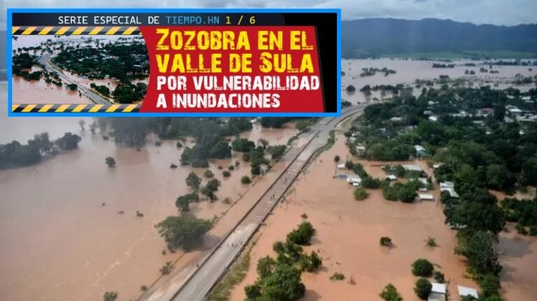 Más de 1.5 millones de personas en el Valle de Sula están vulnerables a inundaciones