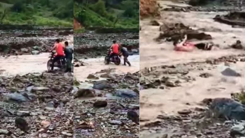 hombres casi mueren ahogados río en Ocotepeque
