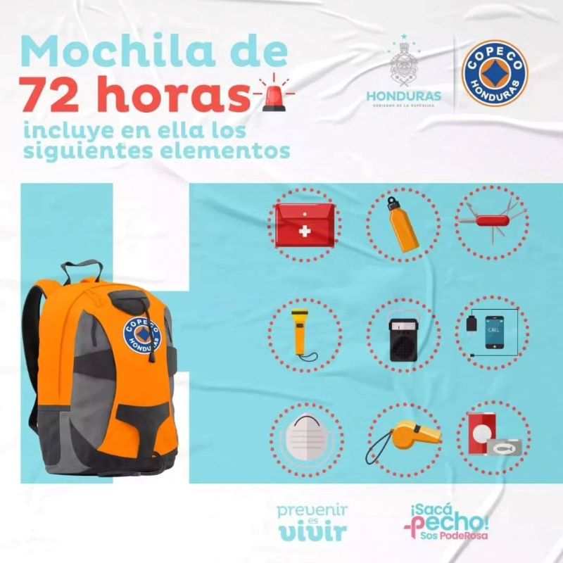 Mochila emergencia