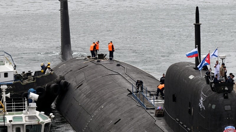 Destacamento naval ruso con submarino nuclear llega a Cuba