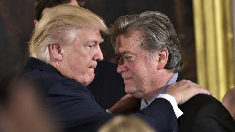 Trump y Bannon