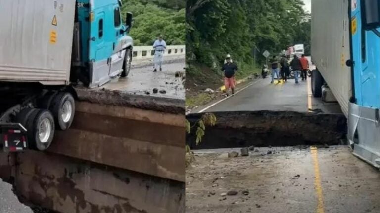 colapsa puente Guatemala y El Salvador