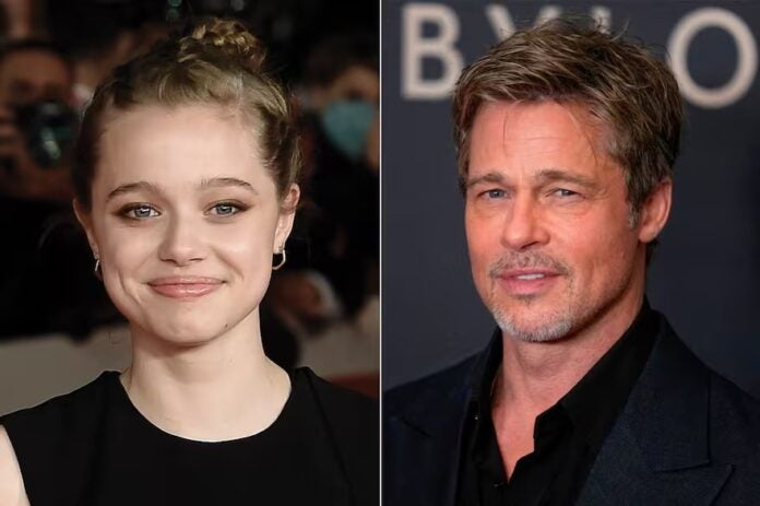 Shiloh Jolie-Pitt y Brad Pitt