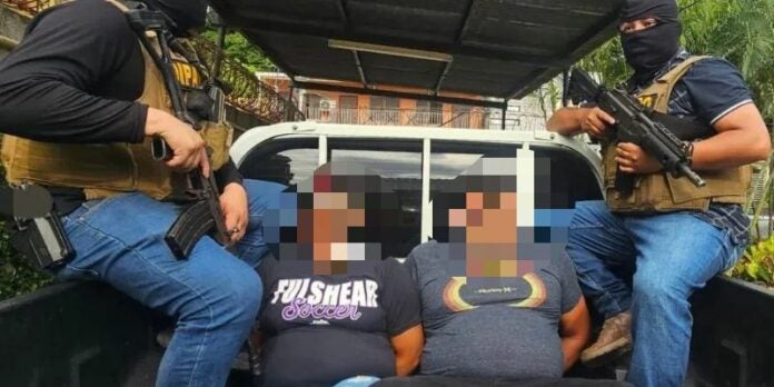 Capturan a «Harley Quinn» y «Escopeta» por extorsión en La Ceiba