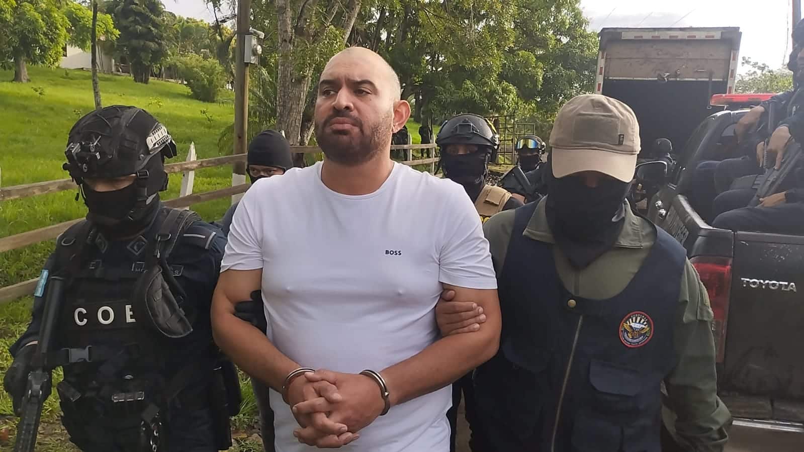 Mario José Cálix Hernández, capturado hoy viernes 21 de junio de 2024. 