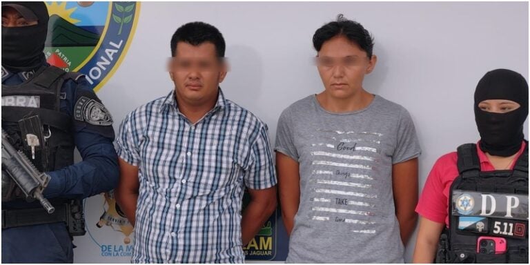 capturan a pareja en Copán