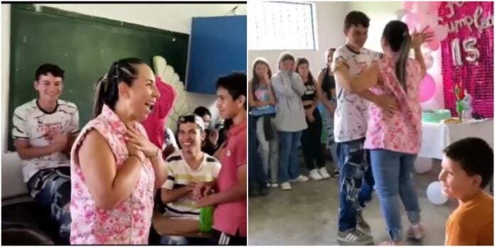 iesta de 15 años a maestra