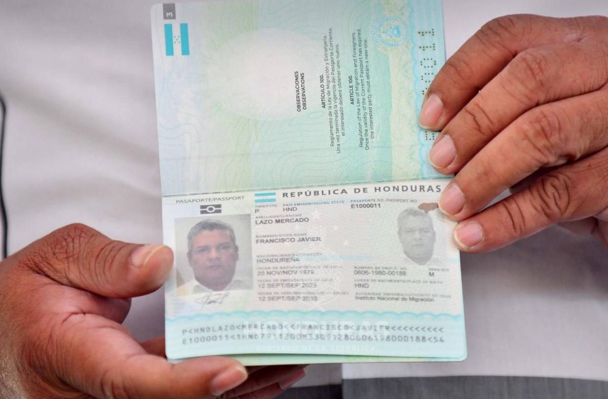 Pasaporte hondureño