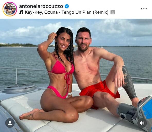 Messi y Antonela canción de hondureño
