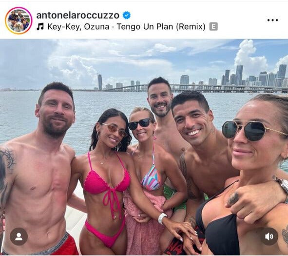 Messi y Antonela canción de hondureño