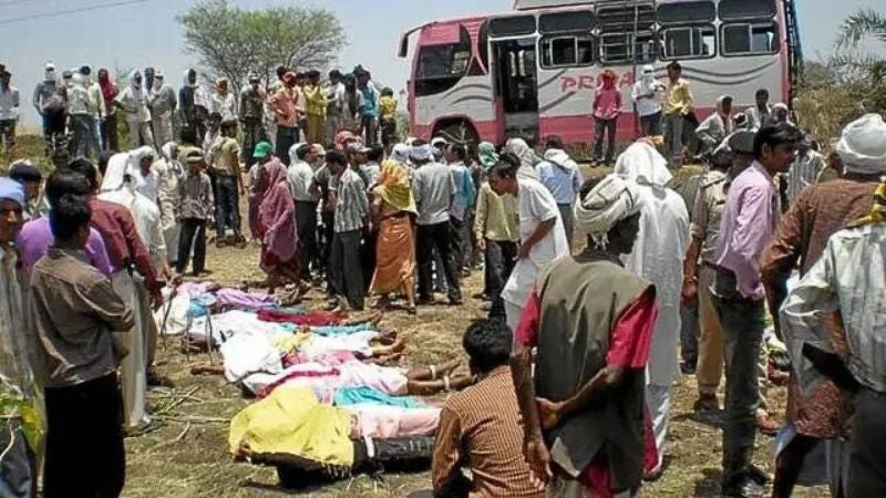 Casi 100 muertos en estampida durante ceremonia religiosa en India