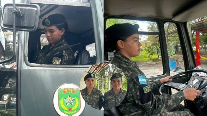 Mujeres conductoras camiones FFAA