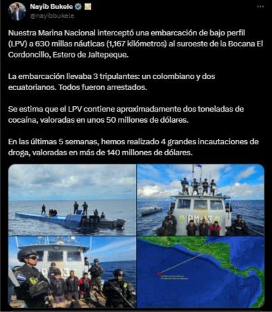 Embarcación incautada 
