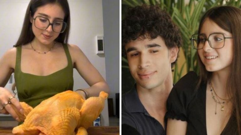 "No me considero sumisa": influencer en polémica por cocinarle a su novio