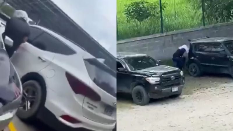 Captan a hombre encapuchado abriendo carros en San Pedro Sula