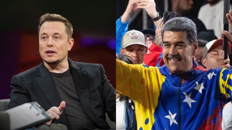 Elon Musk y Nicolás Maduro