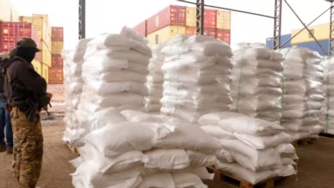 En España confiscan cocaína escondida en arroz llegado de Paraguay