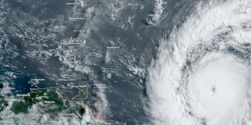 Ascienden a 6 los muertos por paso del huracán Beryl en el Caribe 