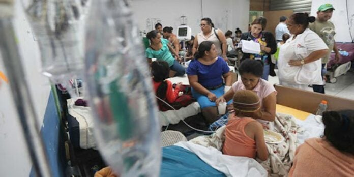 Hospital Escuela registra alrededor de 62 pacientes internos por dengue