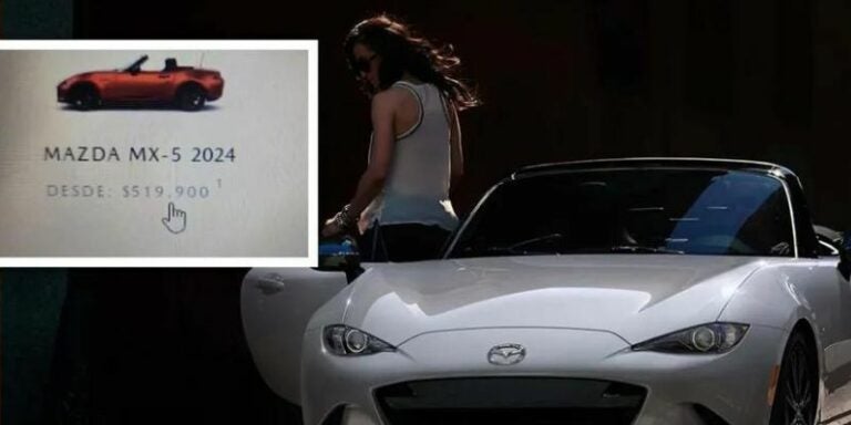 "Que Ganga" Hombre encuentra un Mazda Mx-5 2024 por menos de mil lempiras