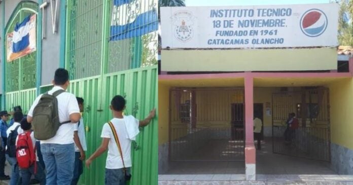 Intervienen tres centros educativos exigiendo la Semana del Estudiante