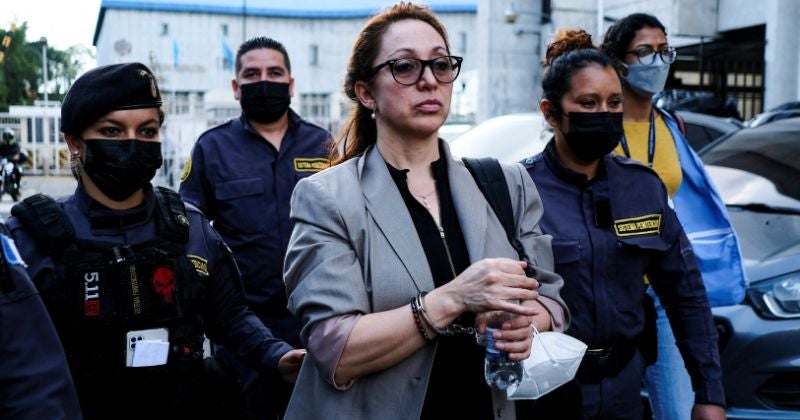 Virginia Laparra, exfiscal de Guatemala condenada en controvertido juicio