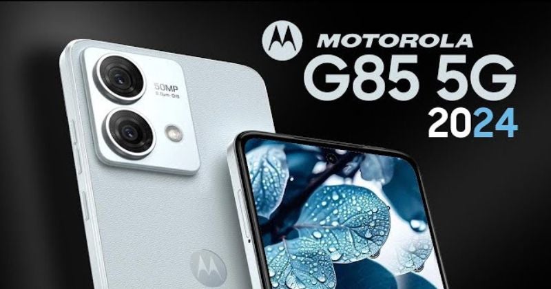 Una elegante pantalla curva: Motorola moto g85