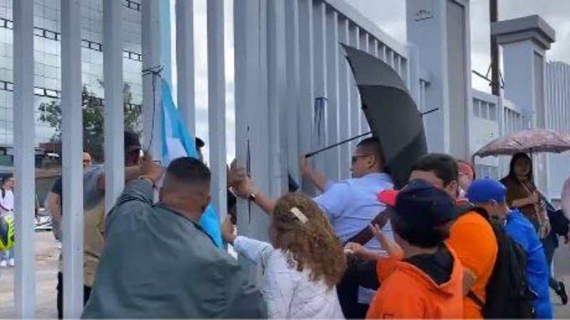 Las acciones de protesta iniciaron hoy también en la sede de Tegucigalpa 
