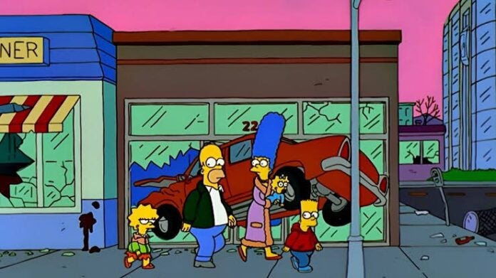 Los Simpson falla informática