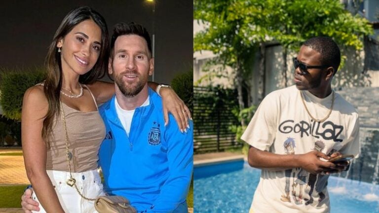 Messi y Antonela canción de hondureño