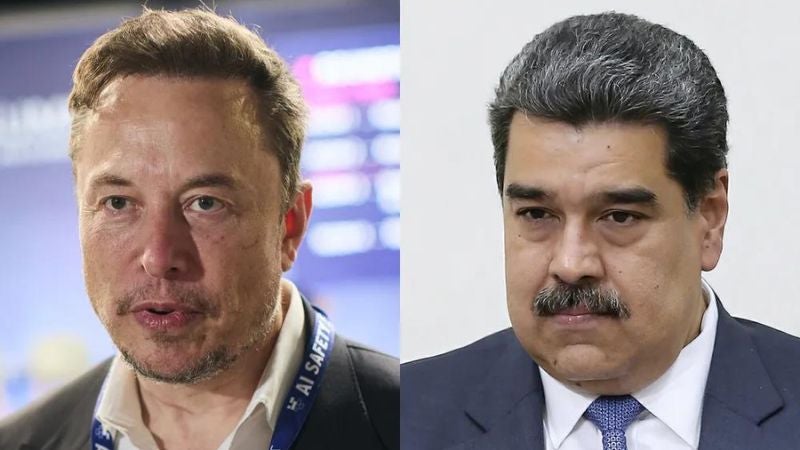 Elon Musk pelea Nicolas Maduro