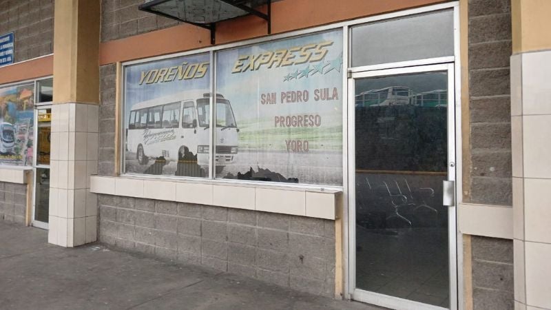 La empresa de transporte está ubicada en la Gran Central Metropolitana de San Pedro Sula.