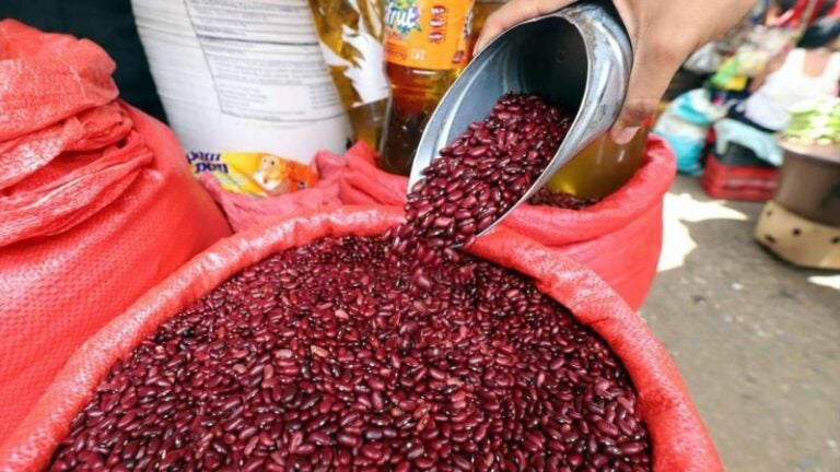 Habilitan espacios para la venta de frijol rojo a menor costo en el Distrito Central