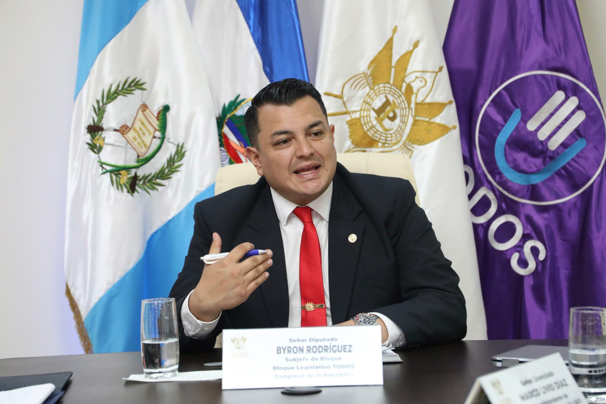 Byron Rodríguez, diputado de Guatemala
