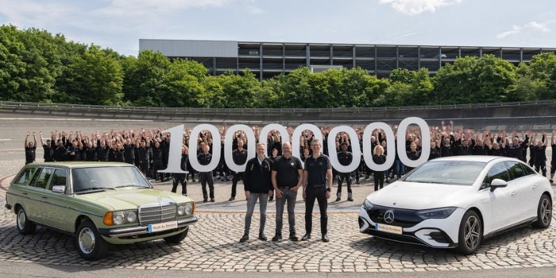 Mercedes-Benz celebra la producción de 10 millones de autos en Alemania