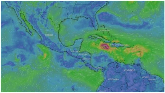 Huracán Beryl en Honduras