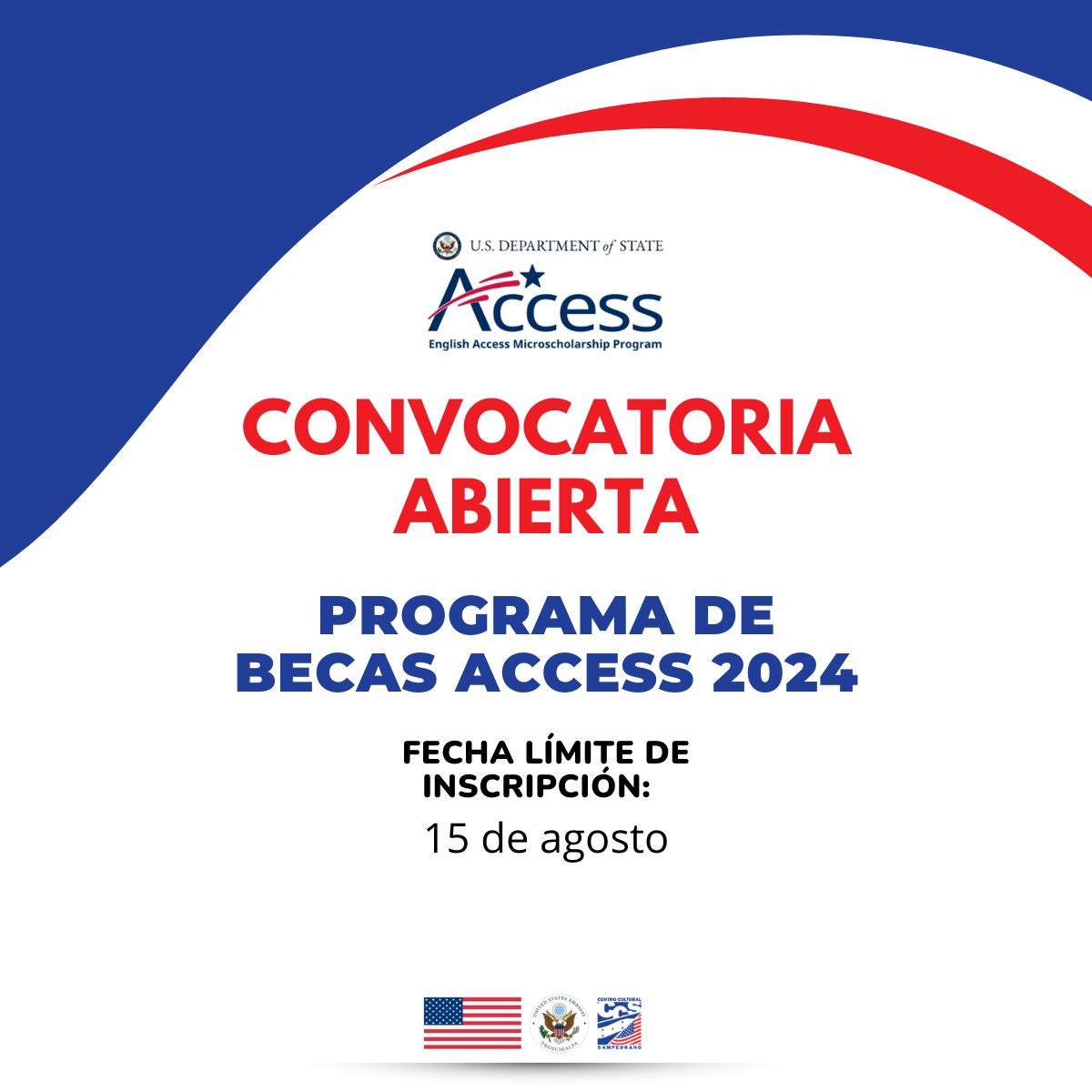 Embajada de USA ofrece becas para aprender inglés