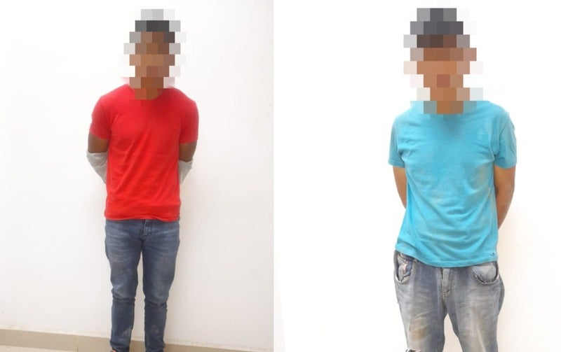 Caen dos sujetos homicidio en Lempira