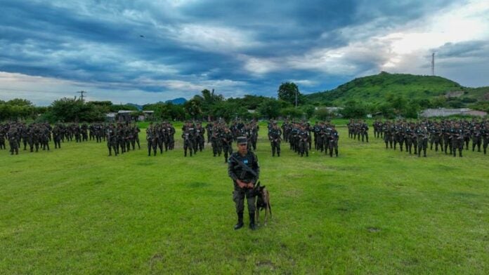 Intervención militares cinco departamentos