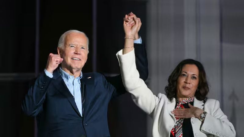 Kamala Harris y Joe Biden