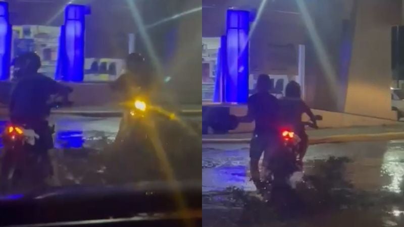 despojan de motocicleta a pareja