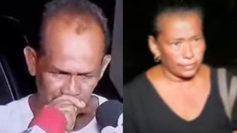 padres entregan a su hijo