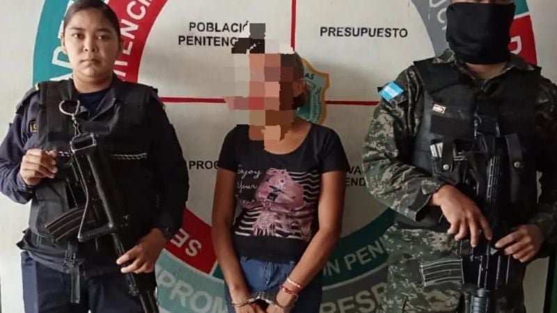 Mujer droga penal Danlí 