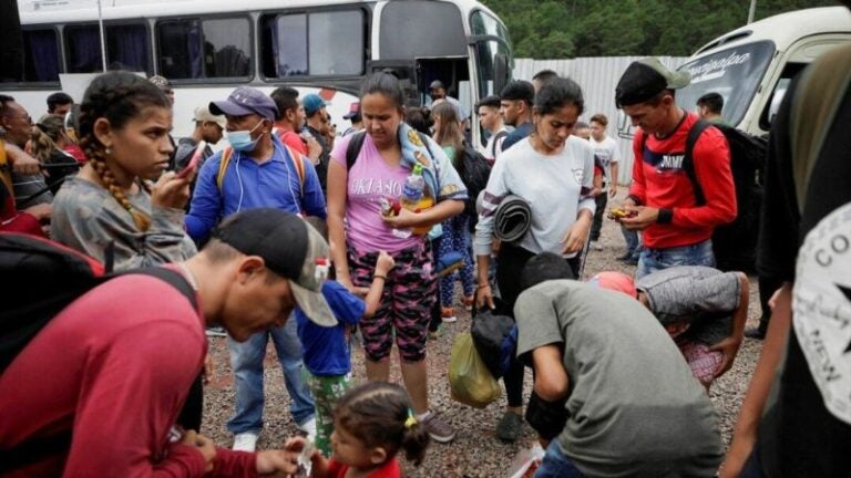 Migrantes en Honduras