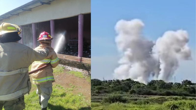 Explosión de cohetería en San Lorenzo deja una persona herida