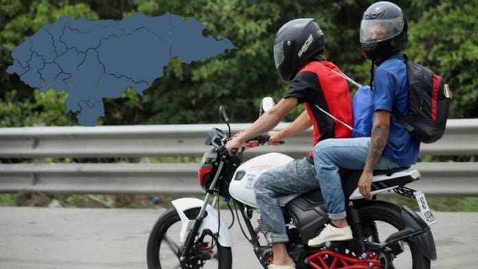 Municipios donde es prohibido la circulación de dos hombres en motocicleta